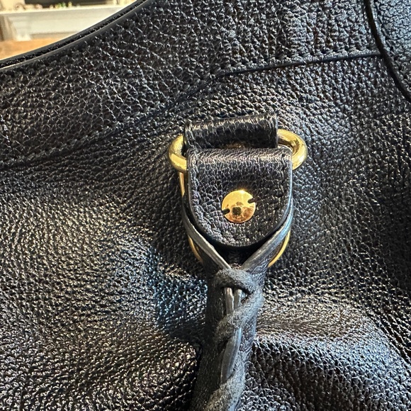 Balenciaga City Classic Metallic Edge Bag Medium Leather Black Gold Hardware - Picture 4 of 12